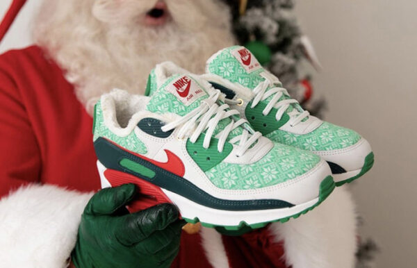 Giày Nike Air Max 90 'Christmas Sweater' DC1607-100 - Ảnh 6
