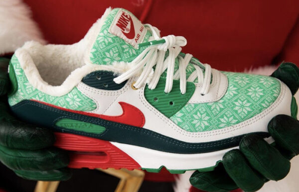 Giày Nike Air Max 90 'Christmas Sweater' DC1607-100 - Ảnh 5