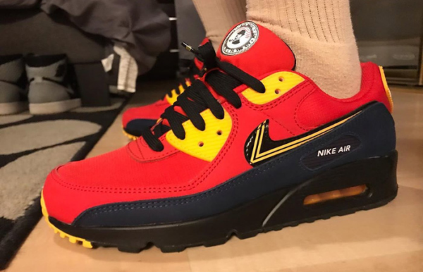 Giày Nike Air Max 90 'City Pack London' 2020 CJ1794-600 - Ảnh 4