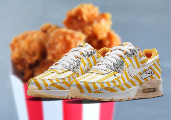Giày Nike Air Max 90 SE 'Swoosh Mart Fried Chicken' DD5481-735 - Ảnh 2