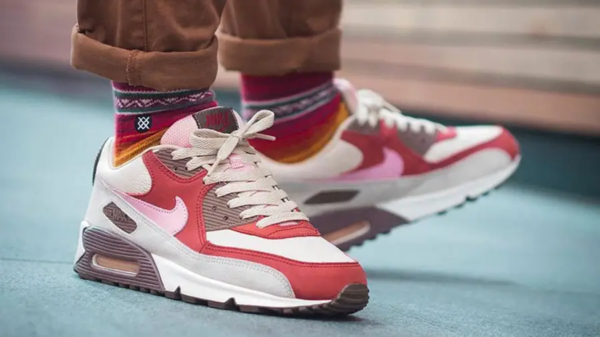Giày Nike DQM x Air Max 90 'Bacon' 2021 CU1816-100 - Ảnh 6
