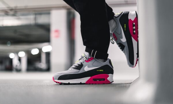 Giày Nike Air Max 90 Essential 'Grey Pink Volt' AJ1285-020 - Ảnh 4