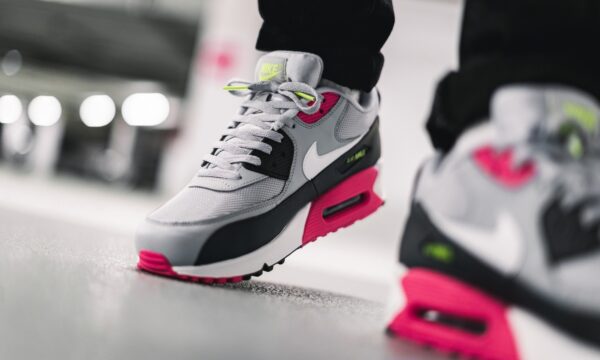 Giày Nike Air Max 90 Essential 'Grey Pink Volt' AJ1285-020 - Ảnh 3