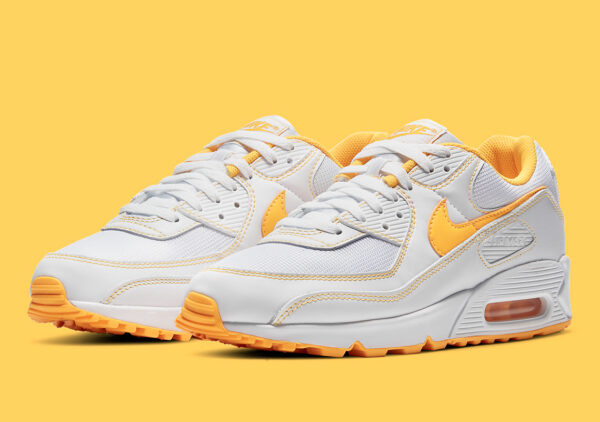 Giày Nike Air Max 90 'Laser Orange' DH0276-100 - Ảnh 2