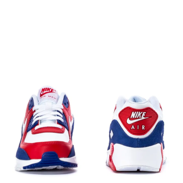Giày Nike Air Max 90 Leather GS 'USA' DA9022-100 - Ảnh 3
