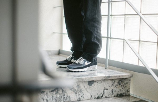 Giày Nike Air Max 90 Premium 'Off Noir Particle Grey' DA1641-003 - Ảnh 5