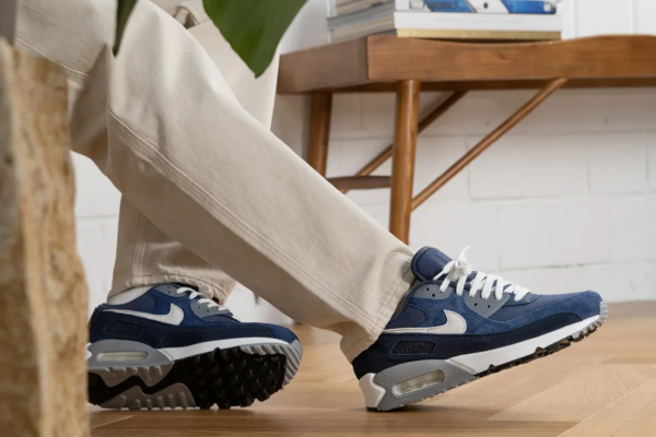 Giày Nike Air Max 90 Premium 'Obsidian' DA1641-400 - Ảnh 5