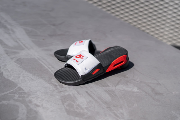 Dép Nike Air Max 90 Slide 'Black Chile Red' BQ4635-003 - Ảnh 4