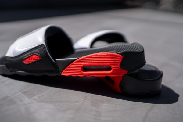 Dép Nike Air Max 90 Slide 'Black Chile Red' BQ4635-003 - Ảnh 6