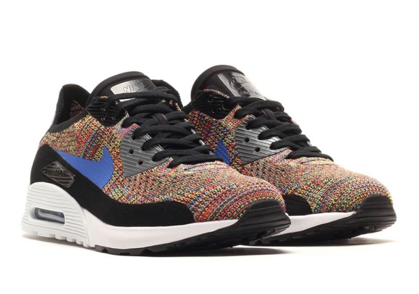 Giày Nike Air Max 90 Ultra 2.0 Flyknit ' Blue Cool Grey' 881109-001 - Ảnh 2