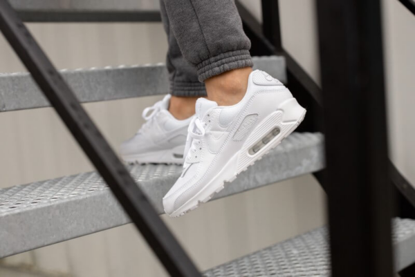 Giày Nike Air Max 90 Recraft 'Triple White' CN8490-100 - Ảnh 6