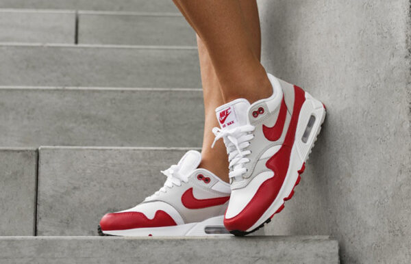 Giày Nike Air Max 90 'White University Red' AQ1273-100 - Ảnh 2