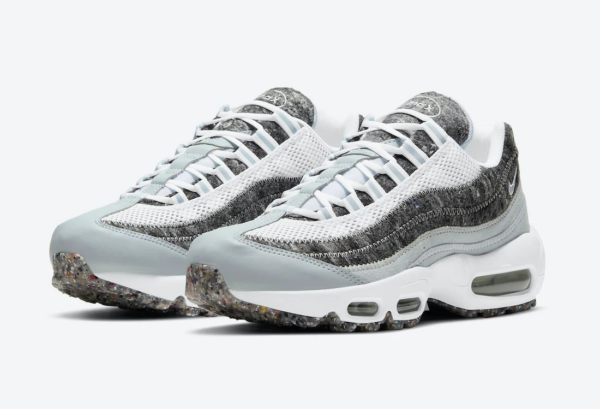Giày Nike Air Max 95 Wmns Crater SE Aura Light Smoke Grey CV8830-400 - Ảnh 5