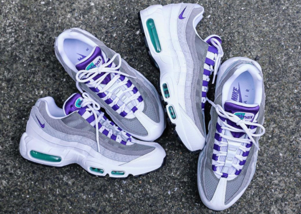 Giày Nike Wmns Air Max 95 'Grape' 2018 307960-109 - Ảnh 3