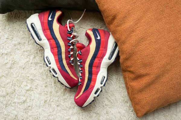 Giày Nike Air Max 95 Premium 'Red Crush' 538416-603 - Ảnh 5