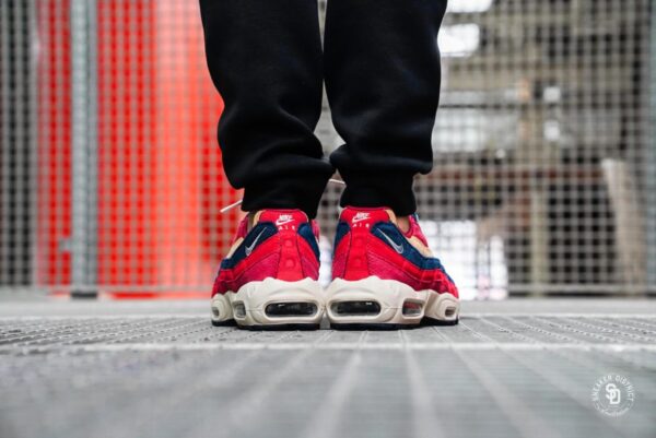 Giày Nike Air Max 95 Premium 'Red Crush' 538416-603 - Ảnh 7