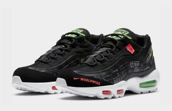 Giày Nike Air Max 95 Worldwide Black CQ9743-001 - Ảnh 3