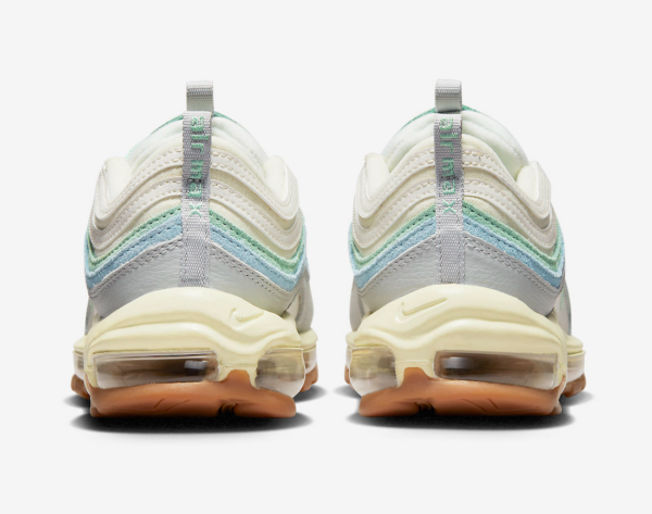 Giày Nike Air Max 97 'Enamel Green Sail Worn Blue' DX5766-131 - Ảnh 6