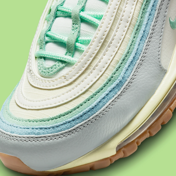 Giày Nike Air Max 97 'Enamel Green Sail Worn Blue' DX5766-131 - Ảnh 8