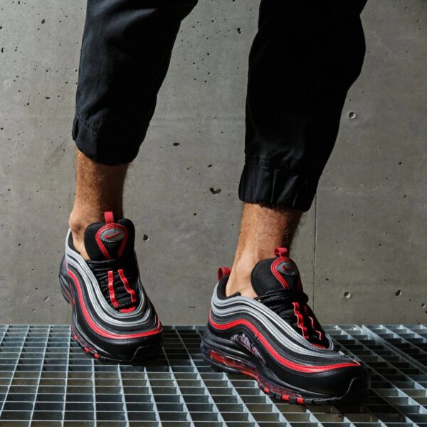 Giày Nike Air Max 97 'Black Red Silver' 921826-014 - Ảnh 2
