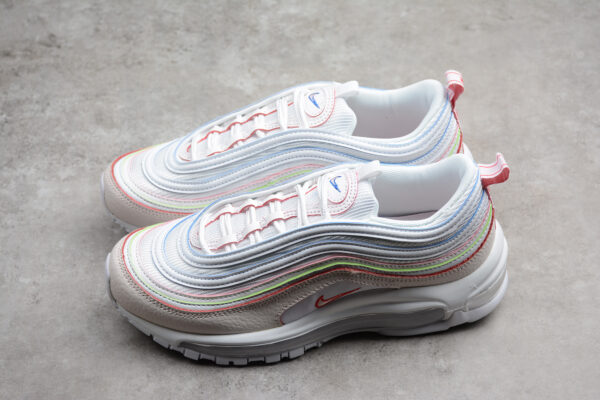 Giày Nike Wmns Air Max 97 'Rainbow' AQ4137-100 - Ảnh 4