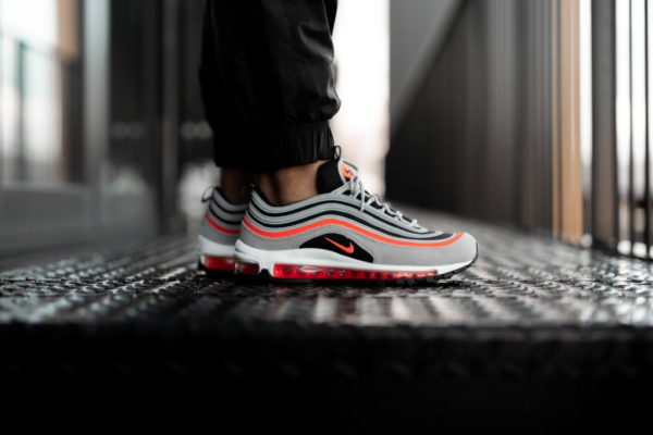 Giày Nike Air Max 97 'Wolf Grey Radiant Red' DB4611-002 - Ảnh 2