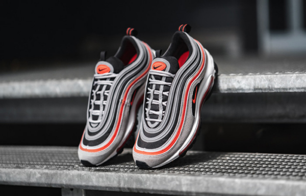 Giày Nike Air Max 97 'Wolf Grey Radiant Red' DB4611-002 - Ảnh 4