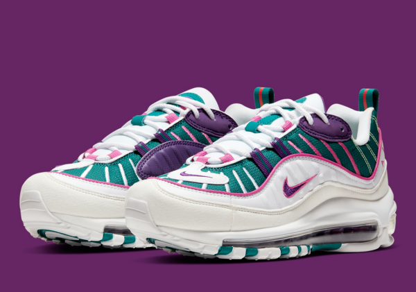 Giày Nike Wmns Air Max 98 'Teal Purple' CI3709-301 - Ảnh 7