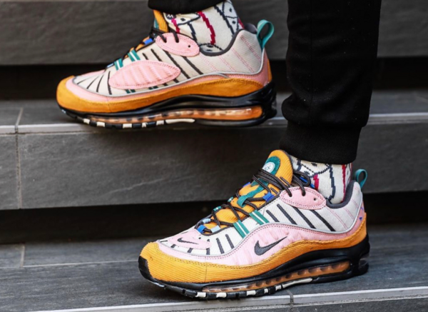 Giày Nike Air Max 98 'Corduroy Pack Orange' CQ7513-814 - Ảnh 6