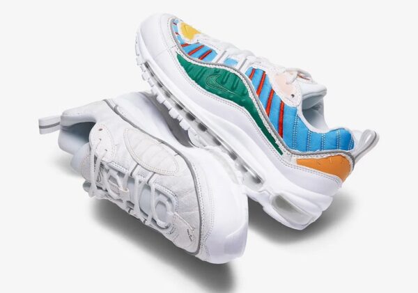 Giày Nike Air Max 98 Cut Away 'White' CJ0634-101 - Ảnh 3