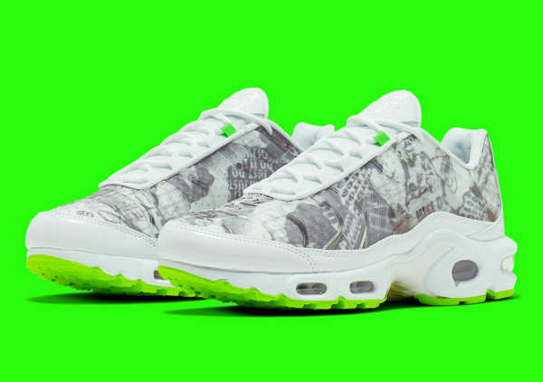 Giày Nike Wmns Air Max Plus LX 'Vintage Print' BQ4803-100 - Ảnh 6