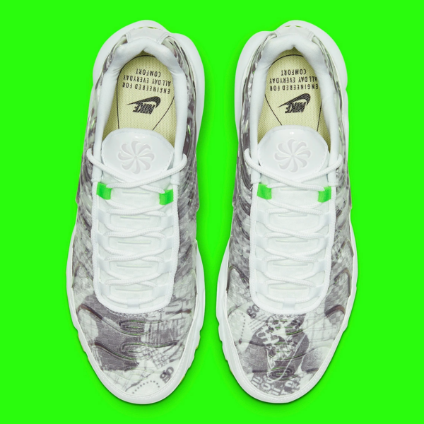 Giày Nike Wmns Air Max Plus LX 'Vintage Print' BQ4803-100 - Ảnh 2