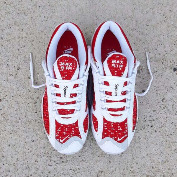 Giày Nike Supreme x Air Max Tailwind 4 'University Red' AT3854-100 - Ảnh 5
