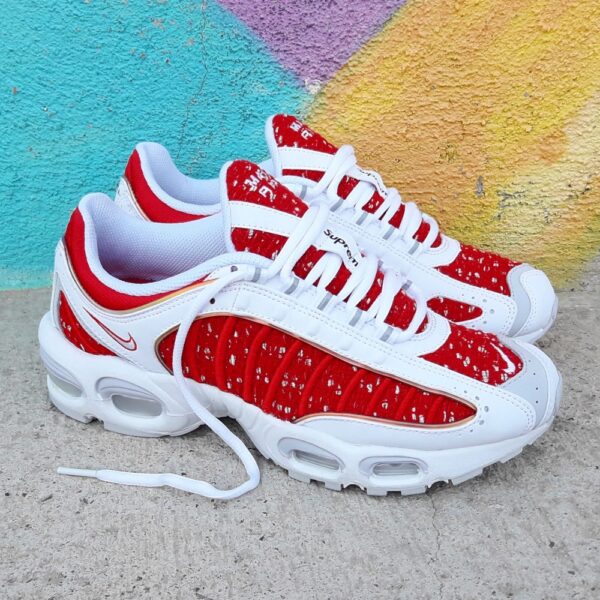 Giày Nike Supreme x Air Max Tailwind 4 'University Red' AT3854-100 - Ảnh 4