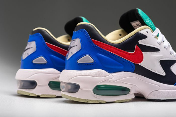 Giày Nike Air Max2 Light Dark Obsidian Sail Racer Blue BV1359-400 - Ảnh 4