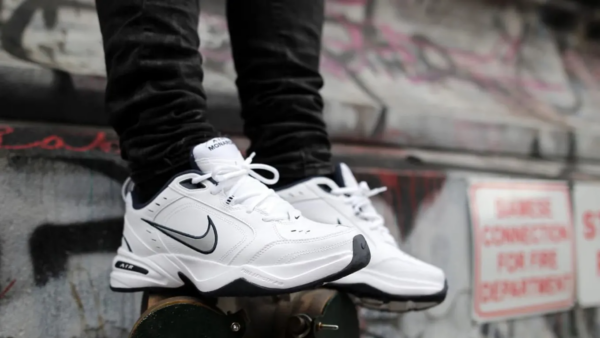 Giày Nike Air Monarch IV 'White Navy' 415445-102 - Ảnh 9