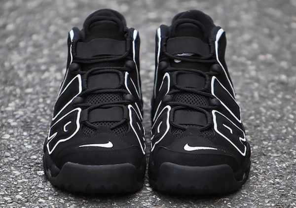 Giày Nike Air More Uptempo 'Black White' 2020 414962-002 - Ảnh 6
