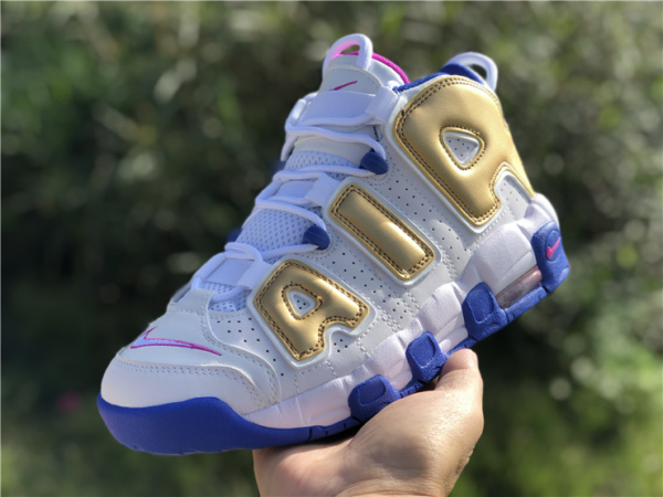 Giày Nike Air More Uptempo GS 'Fuchsia Blast' 415082-106 - Ảnh 6