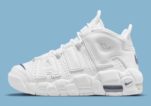 Giày Nike Air More Uptempo GS 'White Midnight Navy' DH9719-100 - Ảnh 4