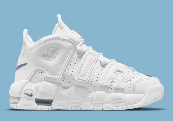 Giày Nike Air More Uptempo GS 'White Midnight Navy' DH9719-100 - Ảnh 3