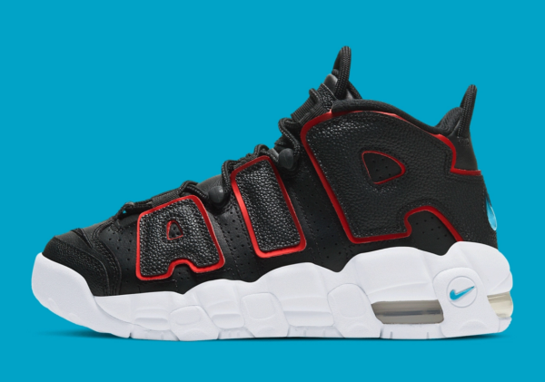Giày Nike Air More Uptempo GS 'Bred' DJ4610-001 - Ảnh 3