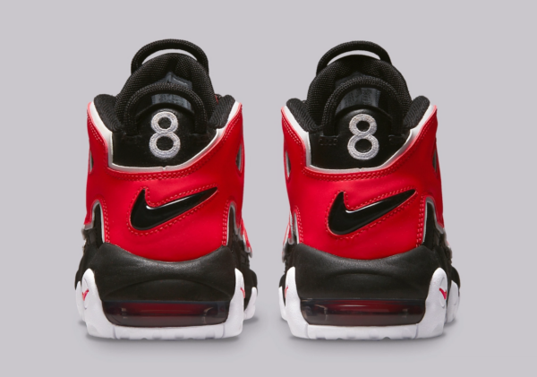 Giày Nike Air More Uptempo GS 'Black University Red' DM3190-001 - Ảnh 7