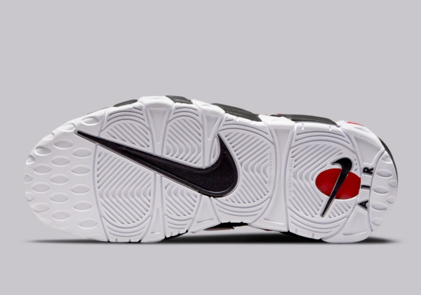 Giày Nike Air More Uptempo GS 'Black University Red' DM3190-001 - Ảnh 5