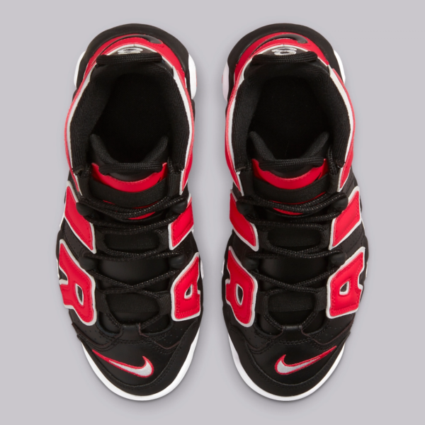 Giày Nike Air More Uptempo GS 'Black University Red' DM3190-001 - Ảnh 2