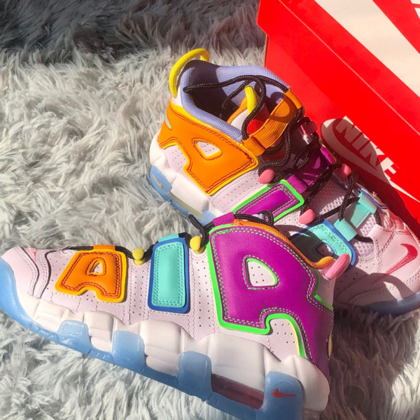 Giày Nike Air More Uptempo GS 'Mutilcolor' DH0624-500 - Ảnh 2