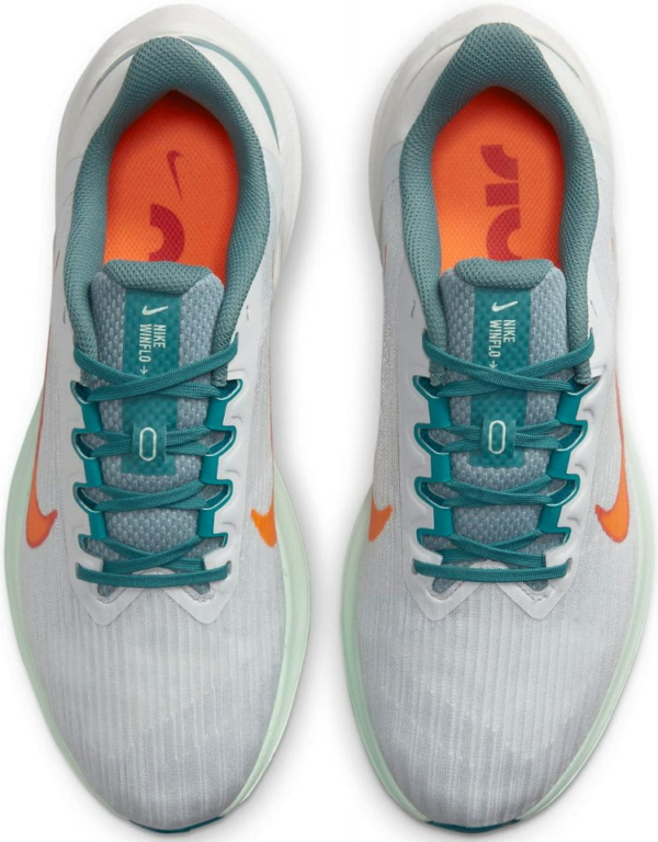 Giày Nike Winflo 9 Pure 'Platinum Total Orange Grey Mineral Blue' DD6203-005 - Ảnh 5