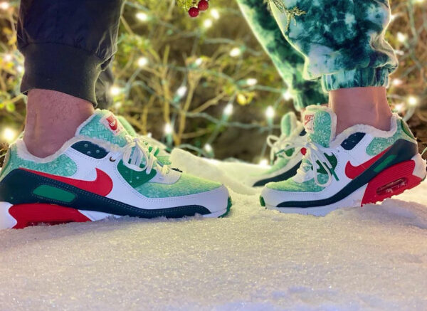 Giày Nike Air Max 90 'Christmas Sweater' DC1607-100 - Ảnh 2