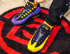 Alternative view of Giày Nike LeBron James x Air Max 95 NRG 'Lakers' CZ3624-001