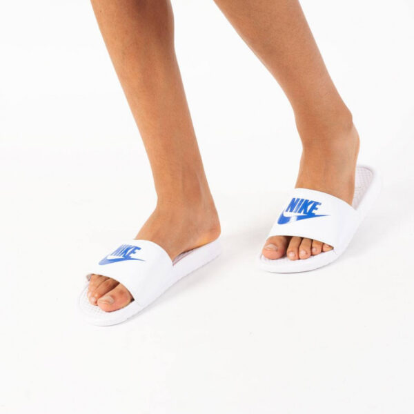 Dép Nike Benassi JDI 'White Varsity Royal' 343880-102 - Ảnh 5