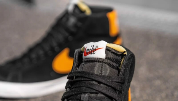 Giày Nike Blazer Mid Vintage 'Black Amber' CJ9693-001 - Ảnh 5